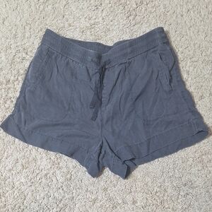 Workshop Republic Clothing Charcoal High Waist Shorts
